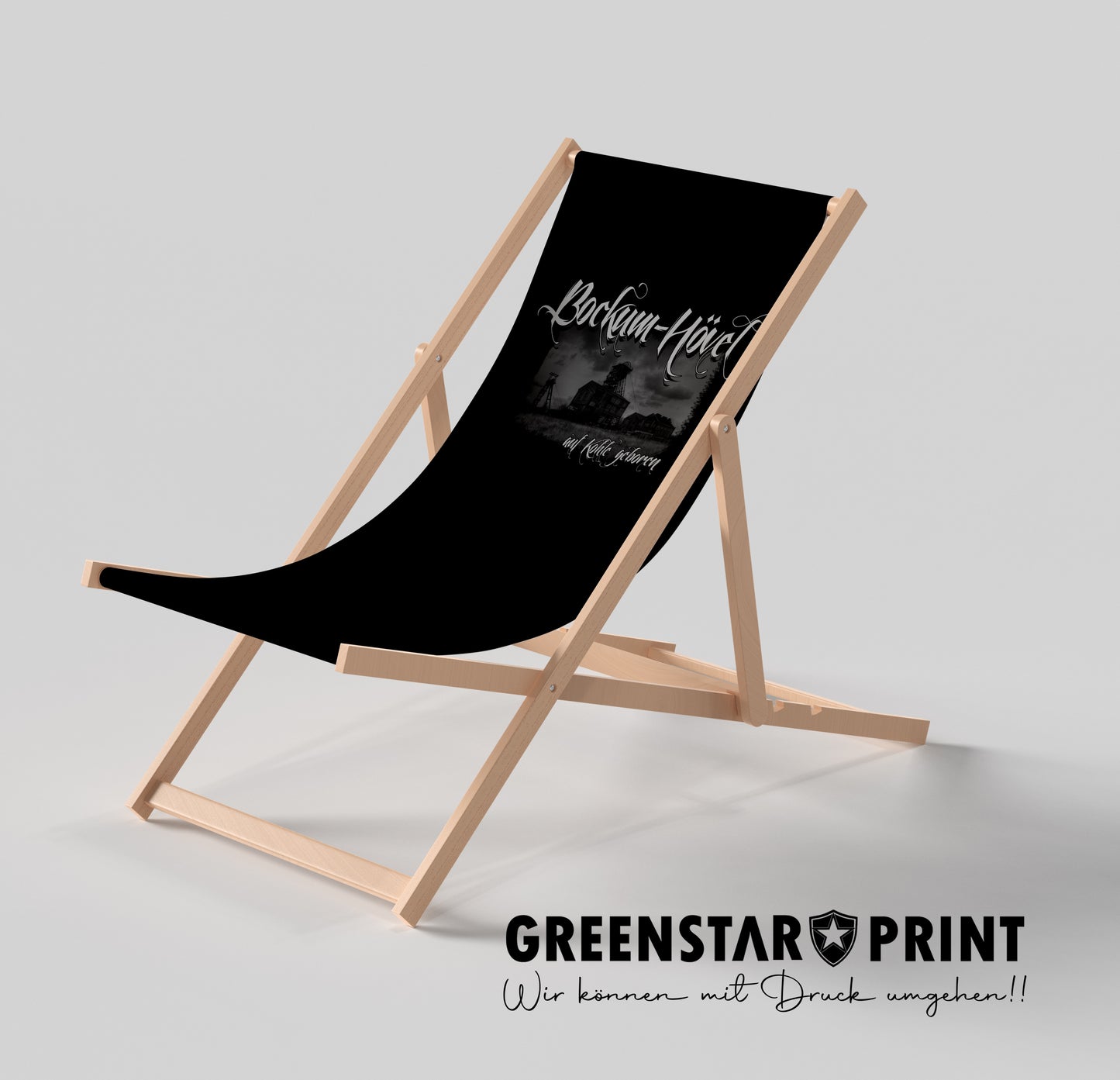 Liegestuhl "Beach Chair" Auf Kohle geboren