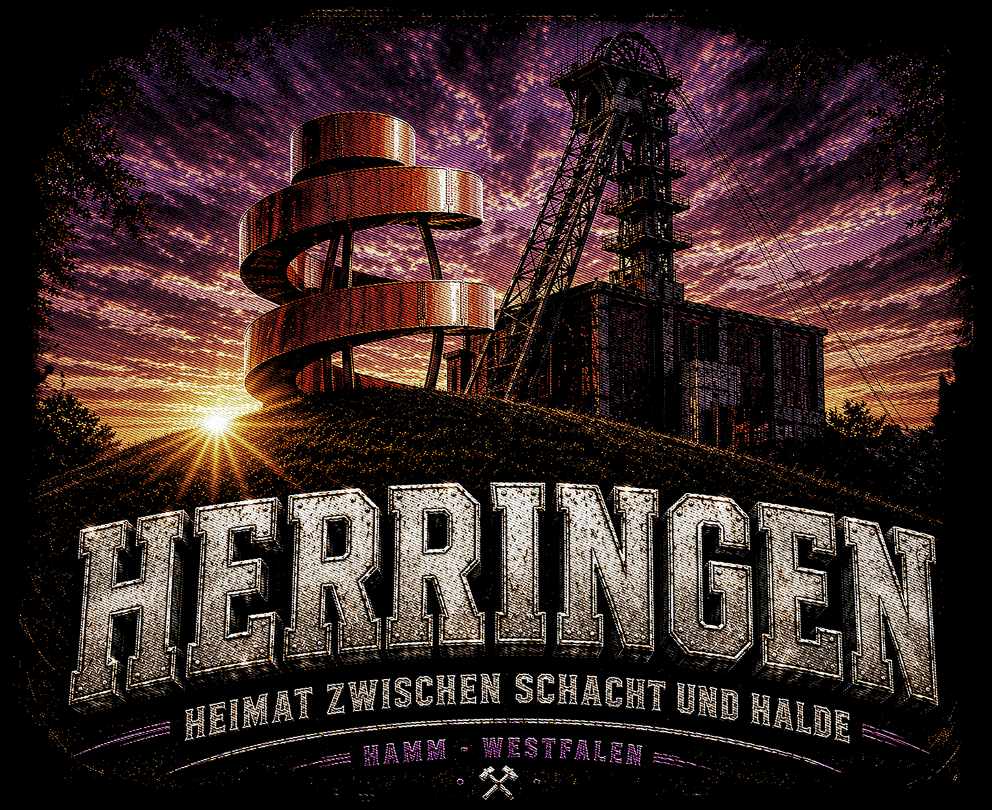 T-Shirt Herringen - Heimat zwischen Schacht und Halde