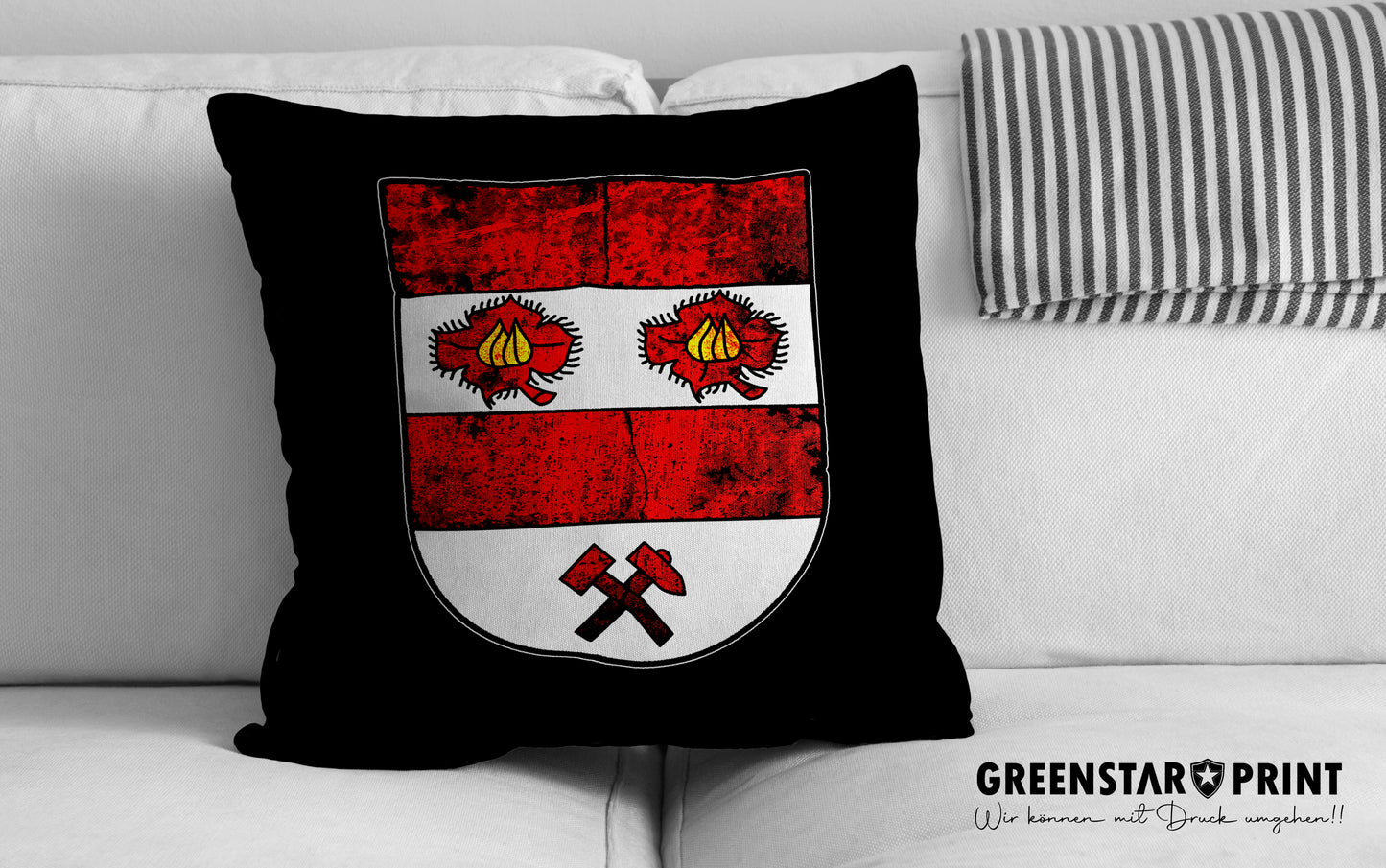 Kissen - Bockum-Hövel " Stadtwappen"