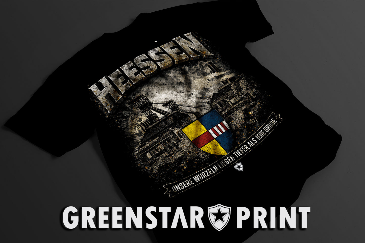 T-Shirt Heessen -  Unsere Wurzeln liegen tiefer als jede Grube