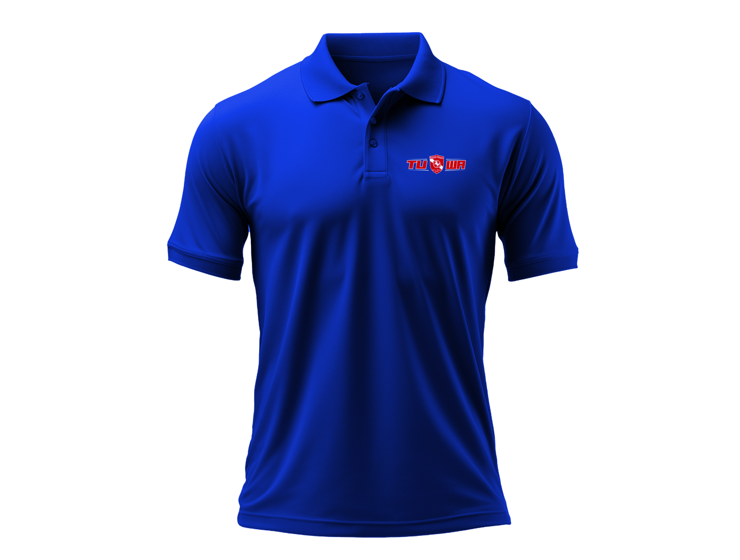 TuWa Polo-Shirt Baumwolle blau mit kleinem Logo