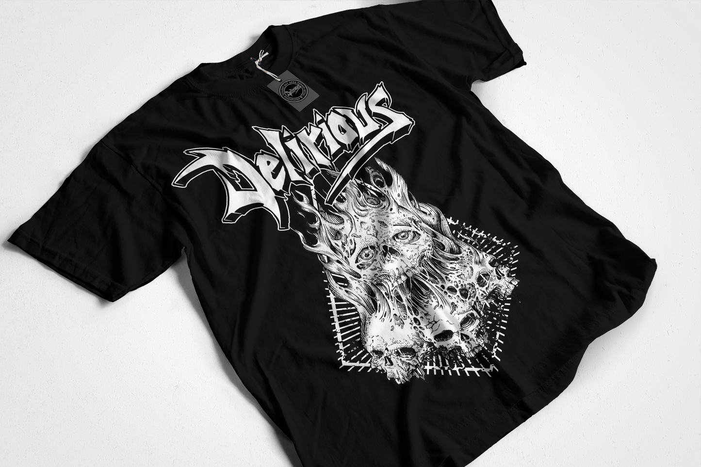 DELIRIOUS - SKULLS - UNISEX T-SHIRT