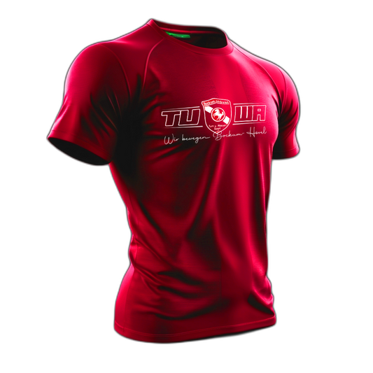 TuWa Sport-Shirt Polyester Rot mit großem Logo