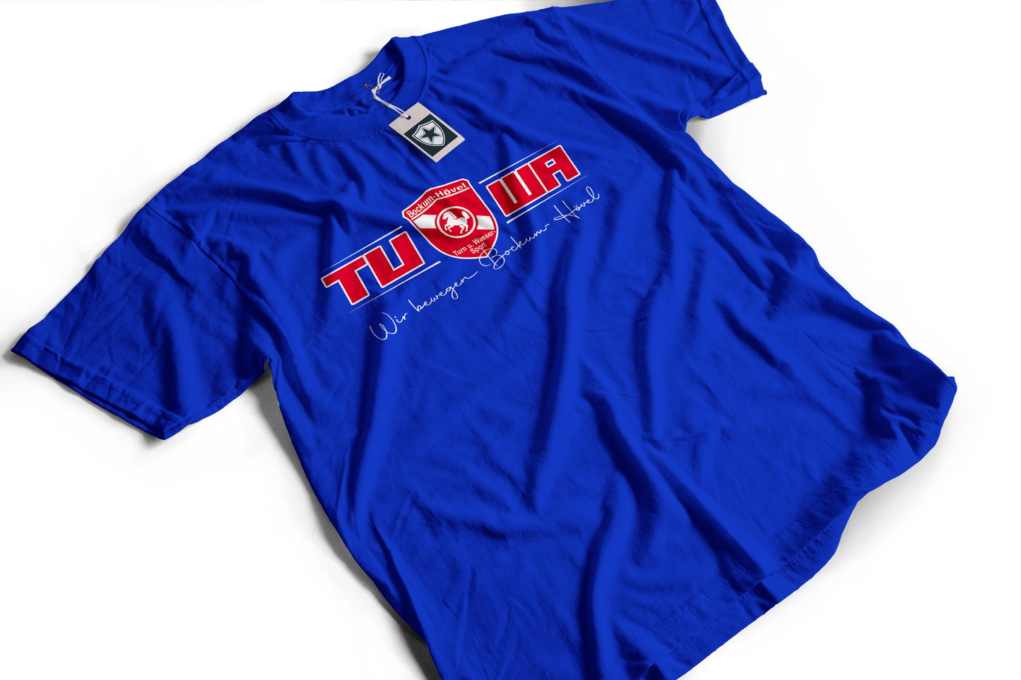 TuWa T-Shirt Baumwolle Royalblau mit großem Logo