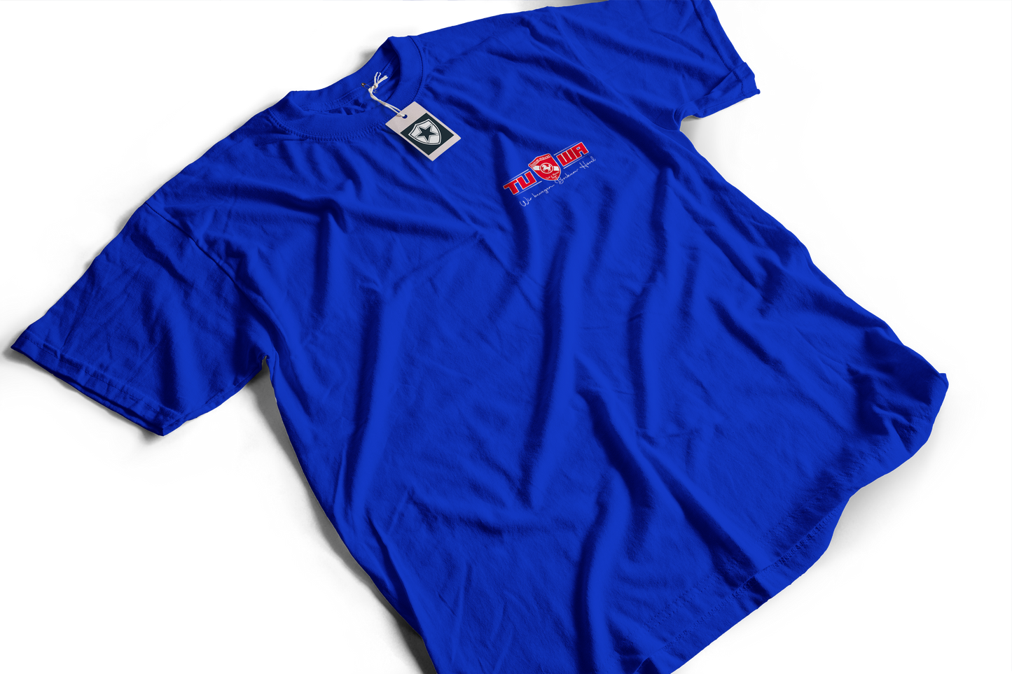 TuWa T-Shirt Baumwolle Royalblau mit kleinem Logo